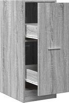 vidaXL - Armoire de pharmacie - 30x41x77,5 - cm - décoré - bois - gris - sonoma - chêne