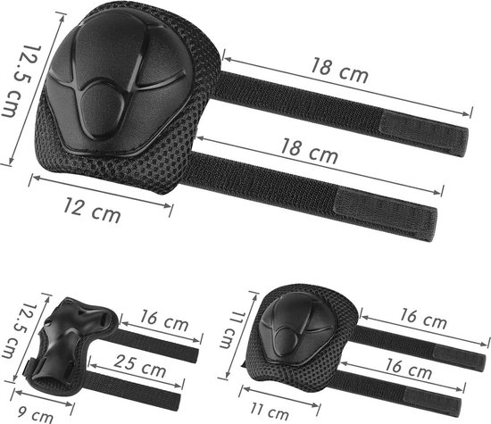 WayEee Kinderveiligheids Set – Helm Met Knie-, Elleboog- En Polsbeschermers (7 Delen), Voor Kinderen Van 3-10 Jaar, Geschikt Voor Skeeleren, Skateboard En Fietsen