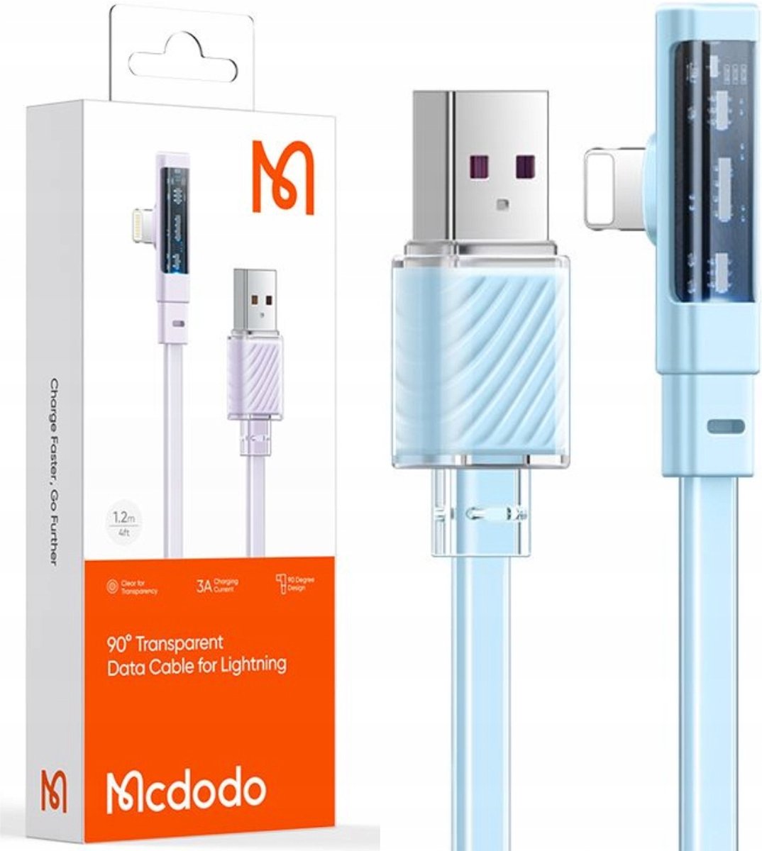 Mcdodo® Usb naar iPhone - Kabel - 36W - Voor Lightning - 1 meter