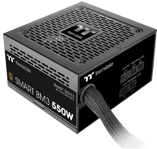 Bloc d'alimentation Thermaltake Smart BM3 550 W 24 broches ATX ATX Zwart