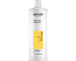 Nioxin System 1 - Conditioner - voor Natuurlijk Haar - Anti Haaruitval - Dunner Wordend Haar - 1000ml