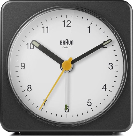 Braun BC03B - Wekker - Analoog - Zwart