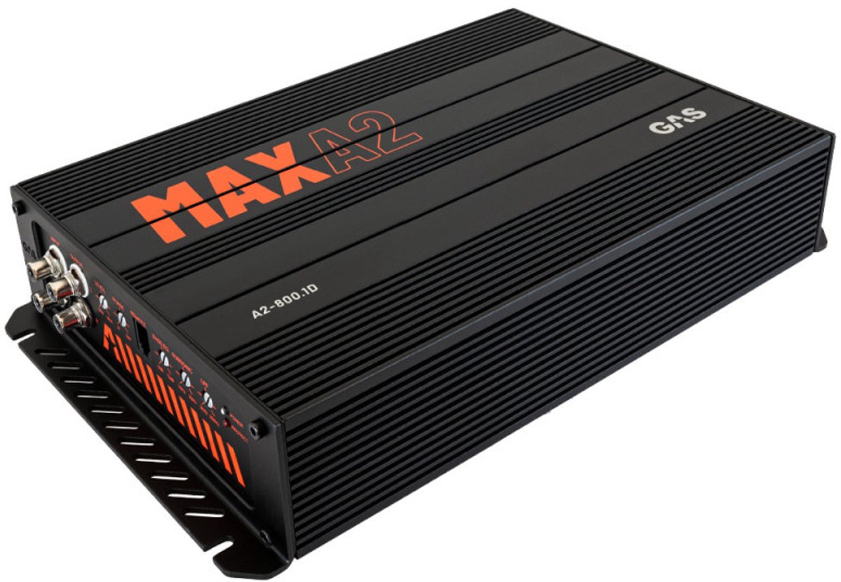 Gas Audio Power Gas Max Level 2 Mono Amplifier voor Auto Geluidssystemen en Hoogwaardige Geluidskwaliteit