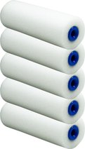 DULA Verfrollers rond - Foam - 10,5 cm - Reserve schuimrollen - Lakrollers - 5 Stuks