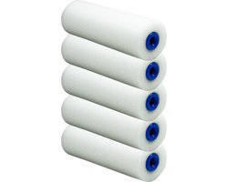 DULA Verfrollers rond - Foam - 10,5 cm - Reserve schuimrollen - Lakrollers - 5 Stuks