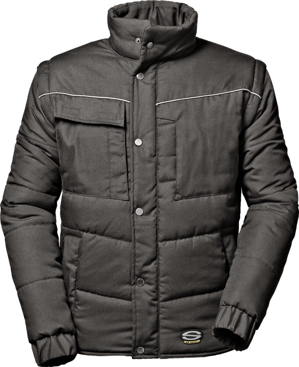SIR SAFETY THERMO MULTI POCKET Pilot Jack Werkjas HEREN Veiligheidsjas Grijs - Reflecterend - Afneembare Mouwen - Meerdere Zakken