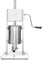 Bol.com HENDI Worstenvulmachine Profi Line – 3L – Roestvast staal – 2 snelheden – Inclusief 4 trechters aanbieding