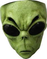 Masque Visage Partychimp Alien Pvc Vert Taille Unique