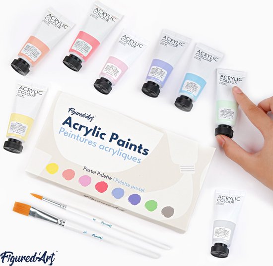 Set de poterie Art Figured' pour Adultes avec Argile auto-durcissante Premium , 2 kg, sans four pour débutants, séchage à l'air. 100 % prêt à l'emploi avec Outils, Peinture, Pinceaux, vernis et Manuels.