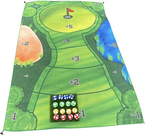 Golfspelset-golfslagmat-golfspelmat-mat-golfmat opbergtas-algehele opbergtas-A-stijl-80*150 van Merkloos — afbeelding 3