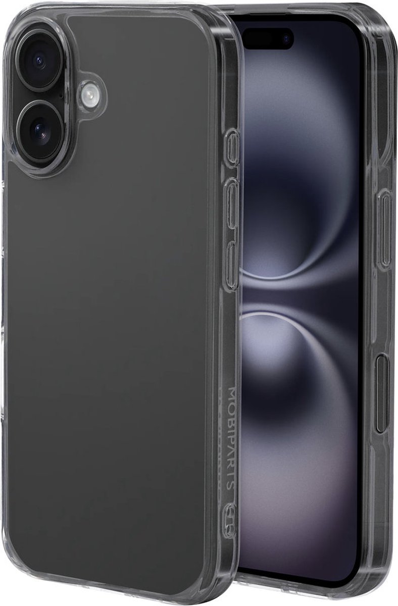 Mobiparts hoesje geschikt voor Apple iPhone 16 - Hardcover - Transparant