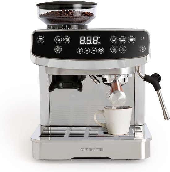 CREATE Halfautomatische espressomachine met touchscreen- 20 bar en NTC- THERA ADVANCE TOUCH – afbeelding 1