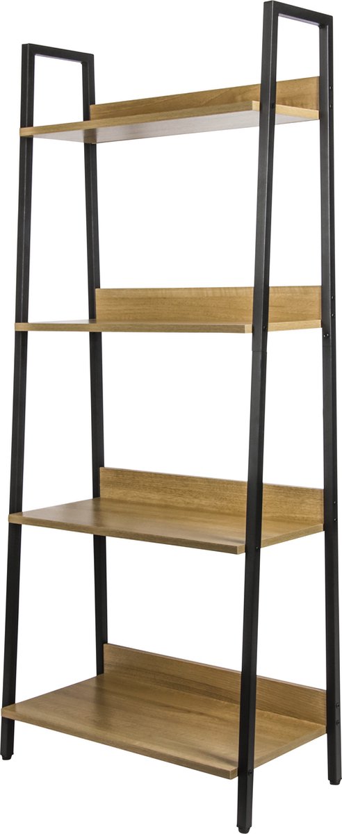 Erro Boekenkast - boekenrek - 60x30x140 cm Zwart