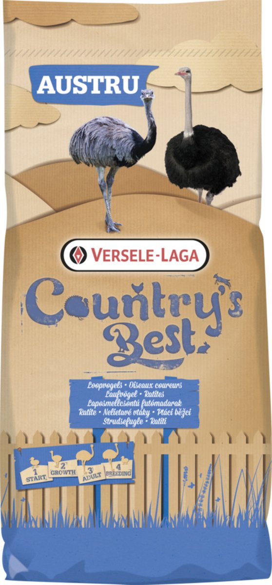 Versele-Laga Country`s Best Austru 4 Pellet - Pluimveevoer - 20 kg