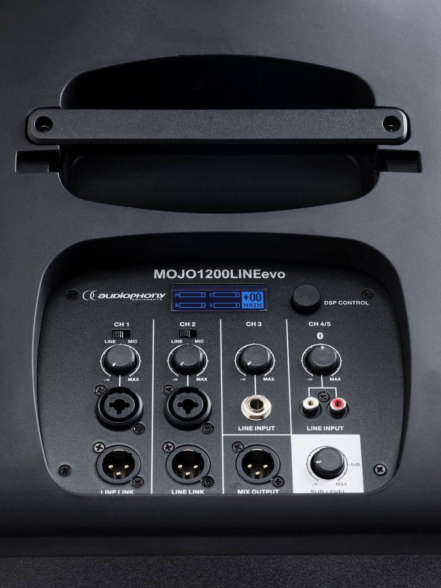 Audiophony MOJO1200LINEevo All-in-one systeem met Bluetooth en Mixer