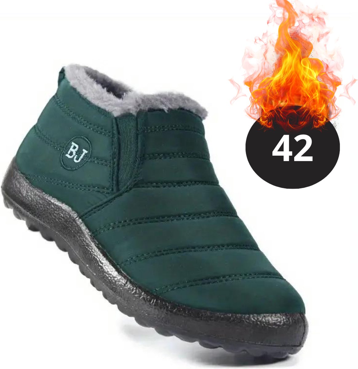Livano Snowboots Sneeuwschoenen Sneeuwboots Dames Wintersport Ski Skischoenen Donker 42 Laag Groen