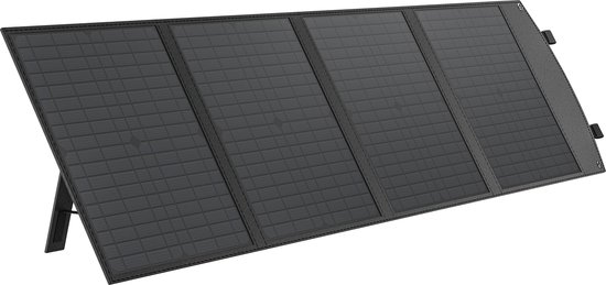 XLayer mobiel zonnepaneel – 80W – USB-A/C – IPX5 – zwart