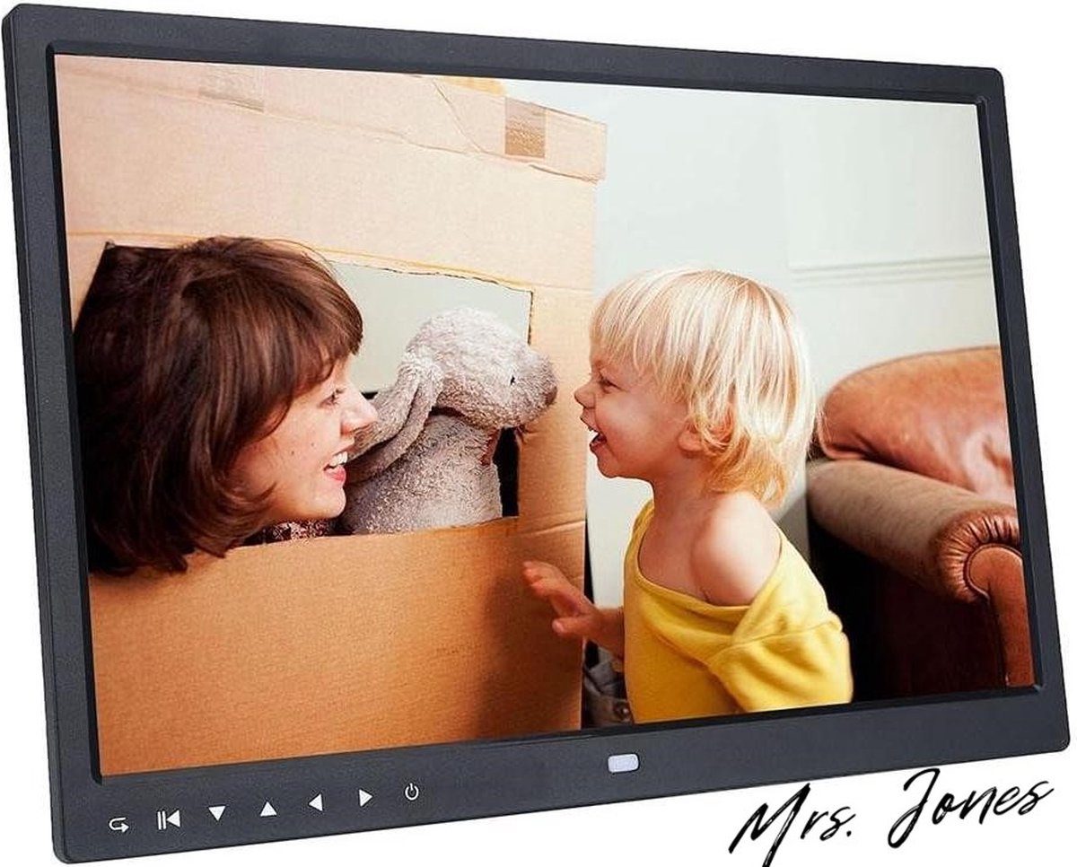 Mrs. Jones 15 inch touchscreen HD digitale fotolijst met - Mrs. - €194,99