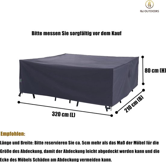 Waterdichte tuinmeubelhoezen 220 x 180 x 85 cm, 600D Oxford pvc, ademende coating, verbeterde scheurbestendige ontwerp, rotan terrastafel en stoelhoes voor tuinmeubelen Waterdichte tuinmeubelhoezen 220 x 180 x 85 cm, 600D Oxford pvc, ademende coating, verbeterde scheurbestendige ontwerp, rotan terrastafel en stoelhoes voor tuinmeubelen