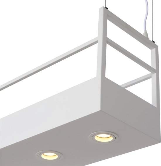 Lucide MIRAVELLE - Suspension - 6xGU10 - Blanc