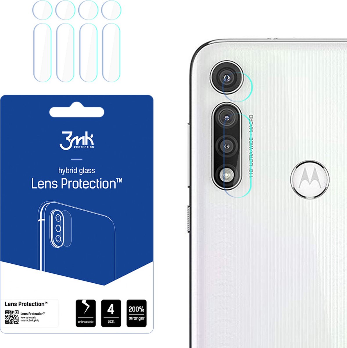 Motorola Moto G Fast - 3mk Lens Protection