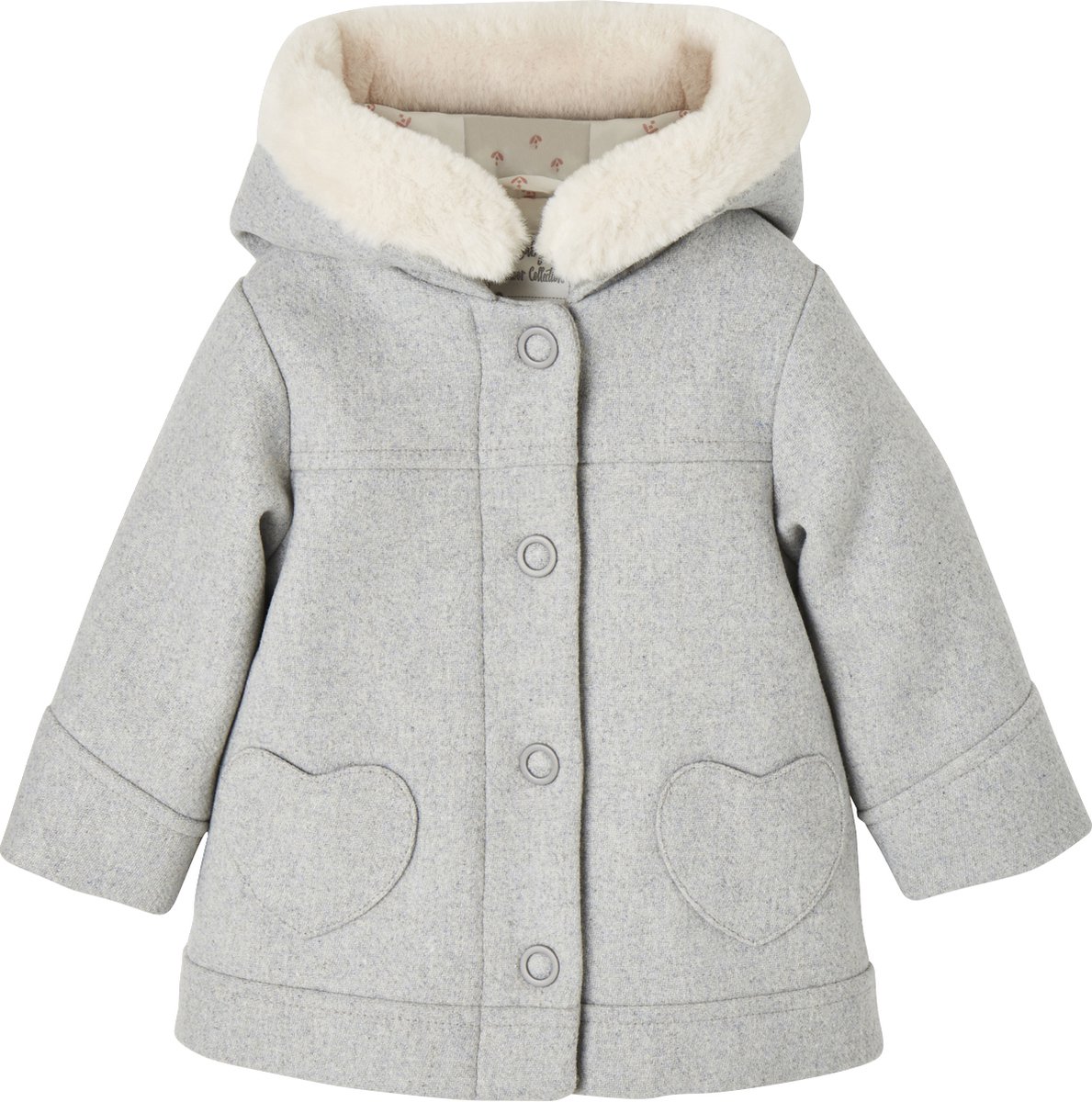 Vertbaudet Jas met capuchon baby meisje