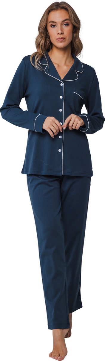 Pastunette White Board – Pyjama – 25242-308-6 – Dark Blue – Donkerblauw