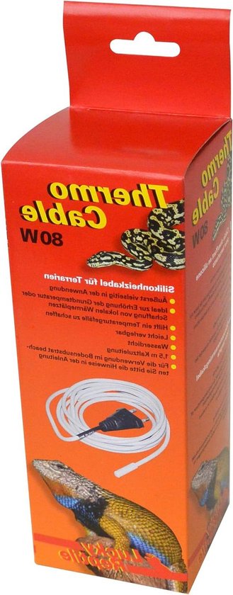 Terra Exotica Heizkabel - 15 Watt / 3 m Heat Cable - Bodenheizung für