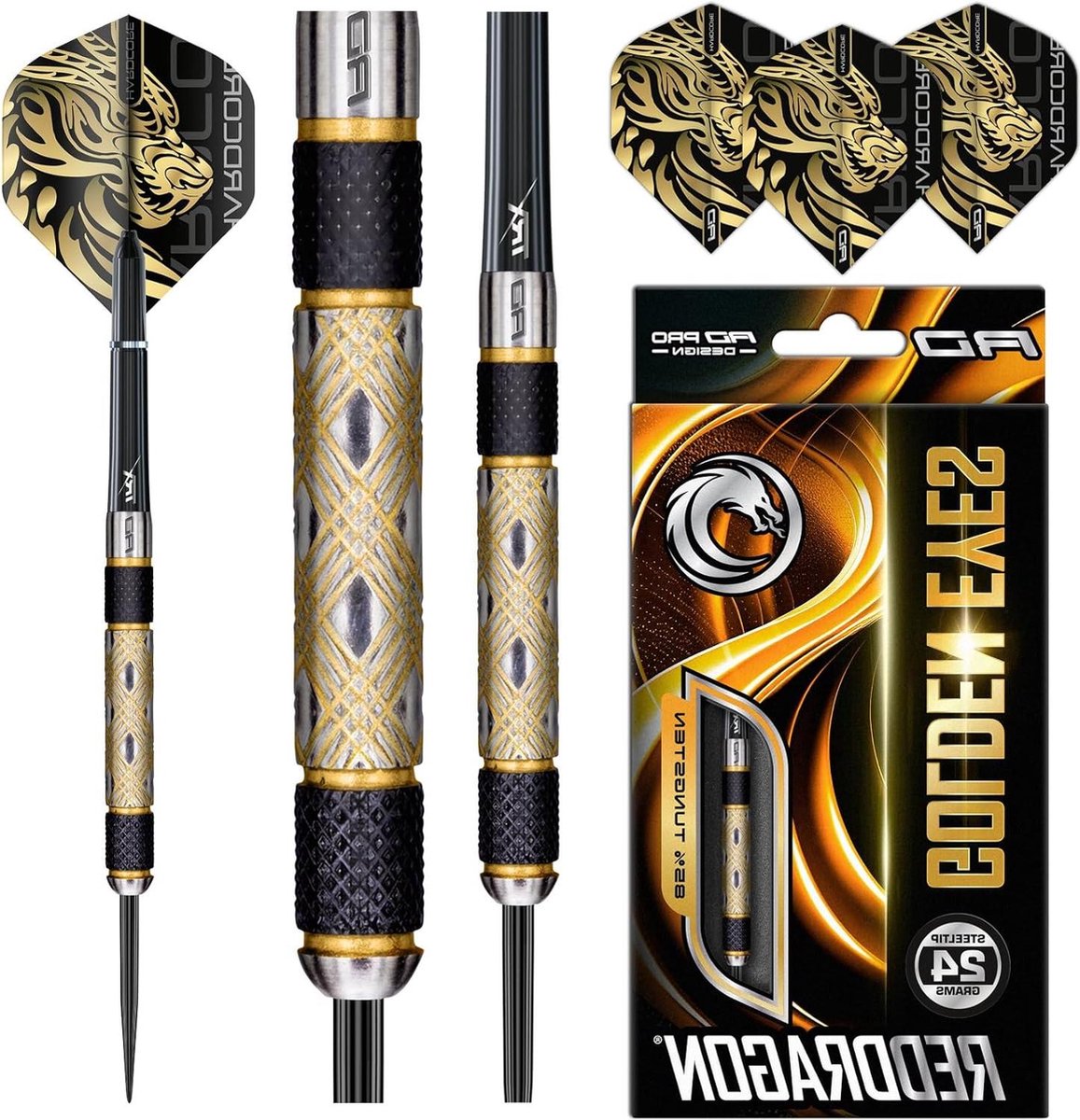 22-32 Gram Tungsten Dartpijlen Professioneel met flights en dart shafts