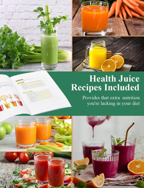 JUILIST Juicer Machines, Centrifugal Juicers Whole Fruits and Vegetables with 7.5 cm Mouth Feed Duct, 400 W Motor with 3 Speeds, Brush for Easy Cleaning, BPA-Free, Red