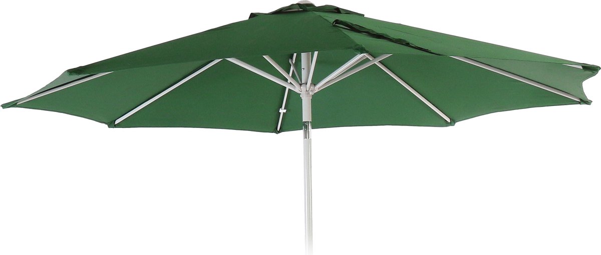 Vervangende hoes voor parasol N19, parasolhoes vervangende hoes, Ø 3m stof/textiel 5kg ~ groen
