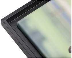 Baklijst Zwart voor Canvas 70 x 50 cm - Canvaslijst - Art. nr. 23-17- 0,5 cm ruimte