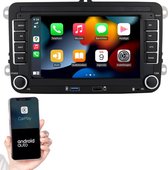 Radio Android 2024 - Volkswagen Golf - Apple CarPlay - Android Auto - Caméra de recul - Microphone Externe - Android 13.0 - 2 RAM + 32 GB | Convient également pour Seat et Skoda