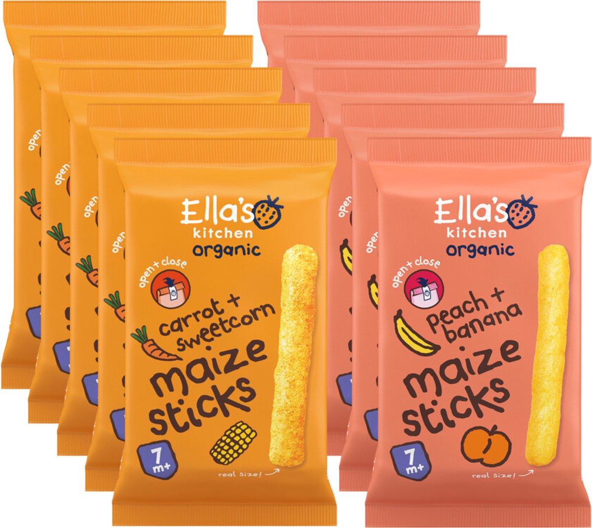 Goedkoopste Ella's Kitchen Maize Sticks Pakket