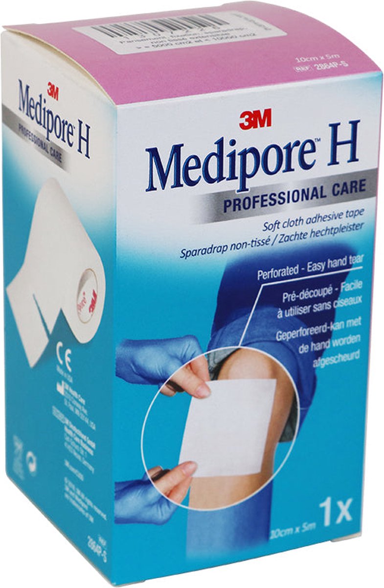 Goedkoopste Medipore high adh 10cmx5m 2864p-s 1strl