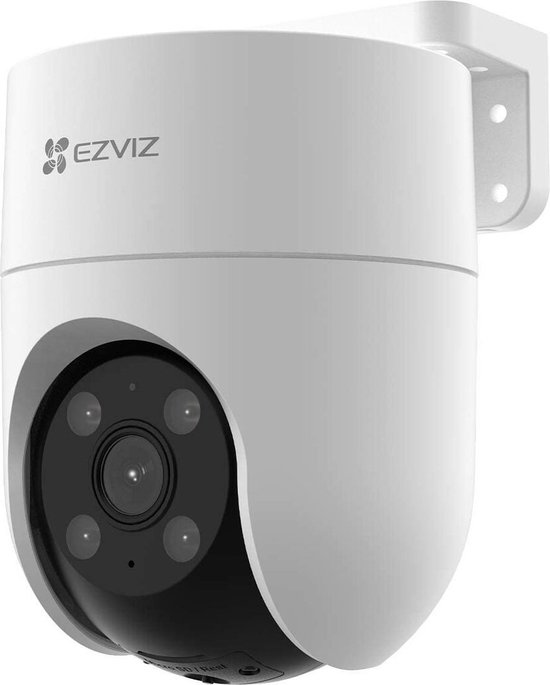 Foto: Ezviz h8c beveiligingscamera pan tilt zoom kleur nachtzicht 360 microsd card buitencamera wit