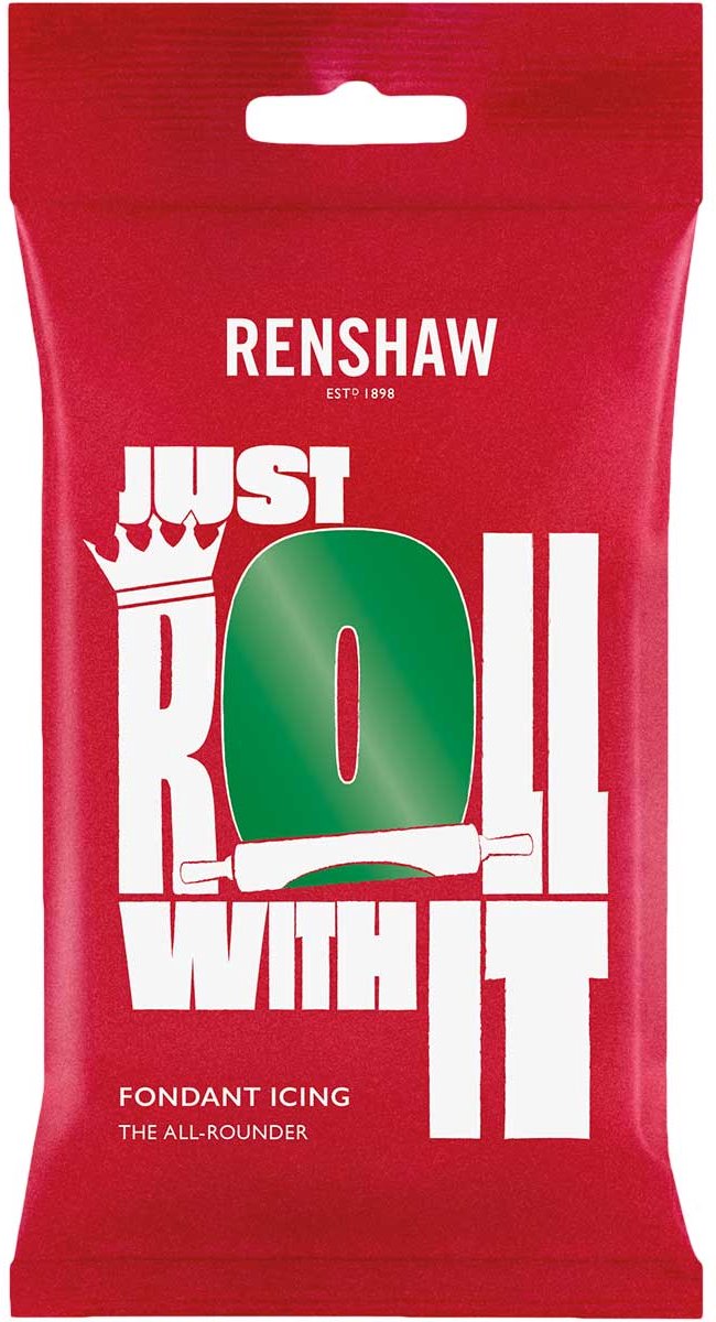 Renshaw Fondant Icing - Emerald Green - 250g