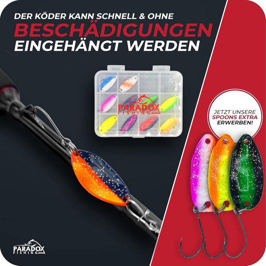 185m Ultralight Trout Series X Spoon Hengel - 12g-4g Werp Gewicht — afbeelding 2