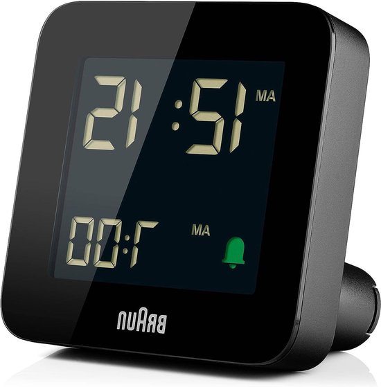 Lexon Compacte Wekker Met LCD-display, Touchscreen, Sluimerfunctie En Oplaadbare Batterij Goudkleurig Aanbieding 42871075