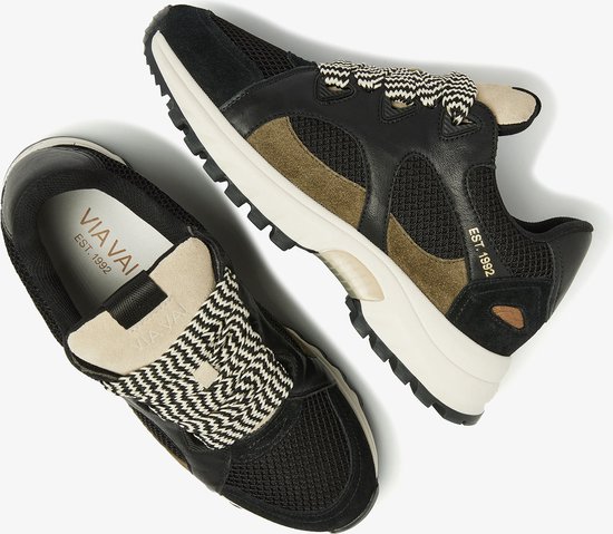 VIA VAI Danae Reese Baskets pour femmes femme - Zwart - Taille 37