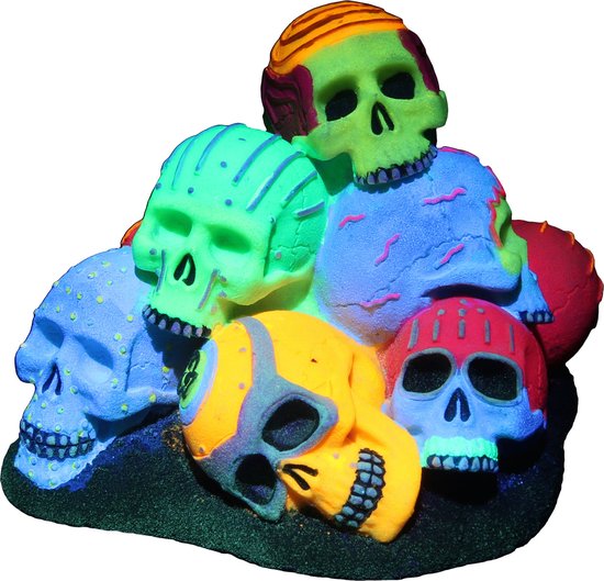 dia de los muertos crânes pile 15,1x14,2x11,8CM Multicolore