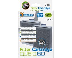 Superfish Qubiq 60 Cartridge - Filtermateriaal - 2 stuks