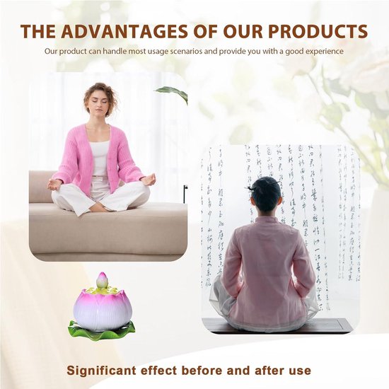 Klankschaal klein - set met houten klopper en kussen - 8 cm - yoga ontspanning zelfhypnose - unieke cadeaus voor vrouwen - doos van Calm Club — afbeelding 5
