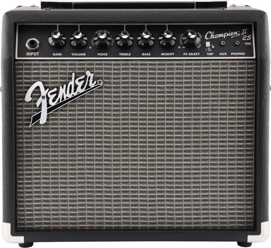 Fender Champion II 25 - Gitaar versterker, combo - zwart