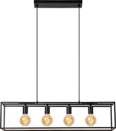 Lucide CAPRI - Hanglamp - 4xE27 - Zwart