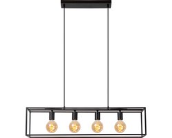 Lucide CAPRI - Hanglamp - 4xE27 - Zwart