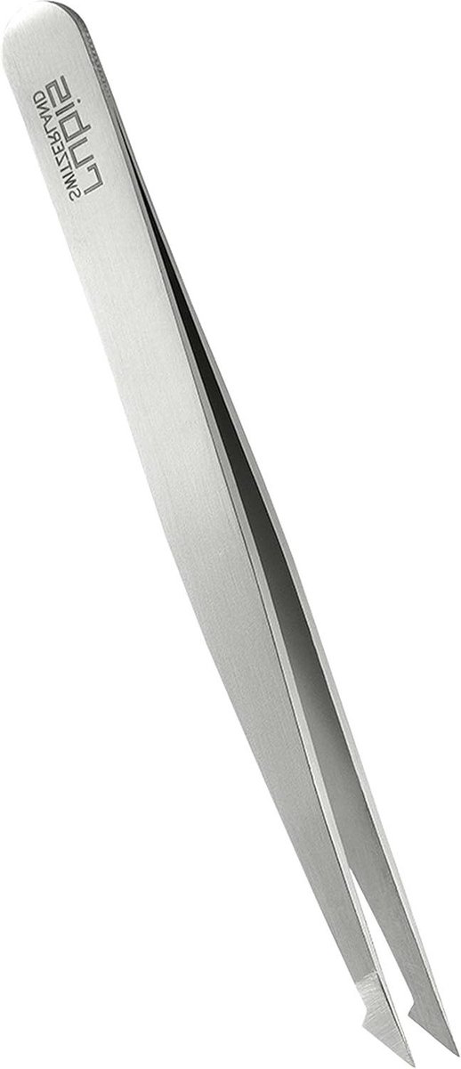 Pincet met scherpe punt voor splinters en fijne haartjes - Wenkbrauwpincet van roestvrij staal - Evolution 2-in-1