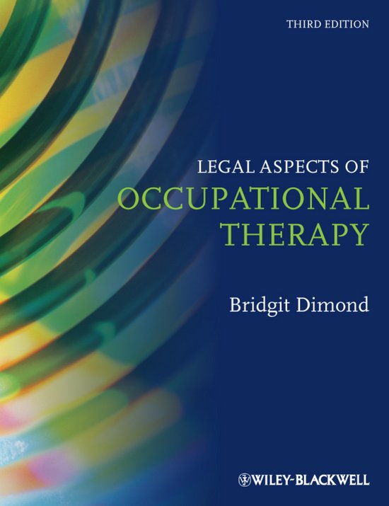Legal Aspects Of Occupational Therapy - cover