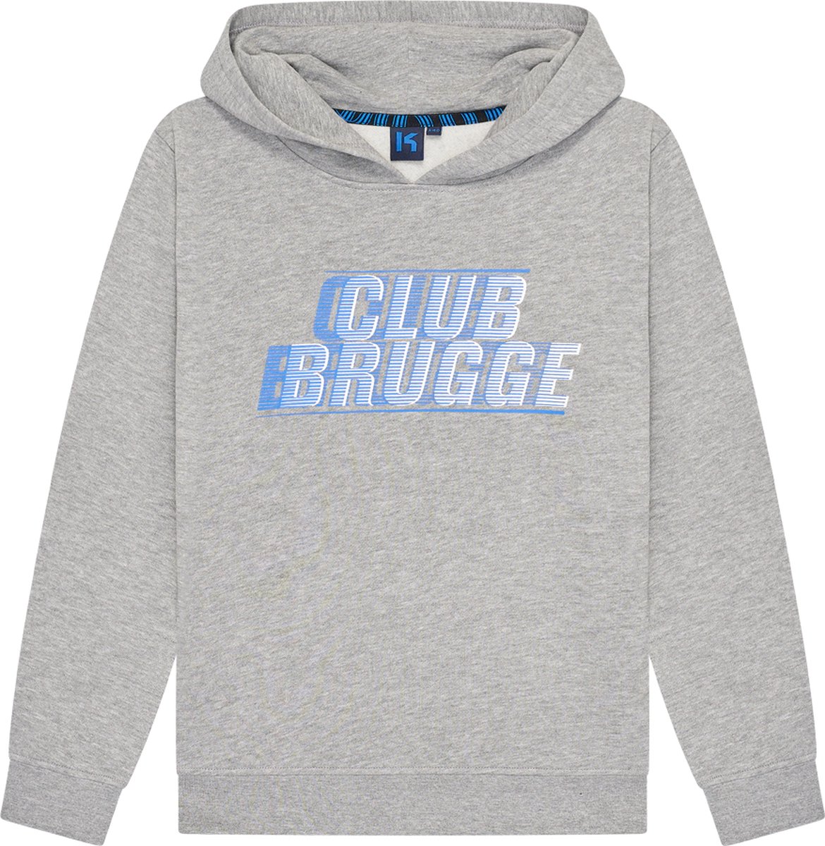 Club Brugge hoodie voor kinderen - maat 116 / 6 jaar - Grijs - Brugge hoodie voor kinderen - Official Club Brugge hoodie