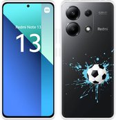 Cazy Hoesje geschikt voor Xiaomi Redmi Note 13 4G Soccer Ball